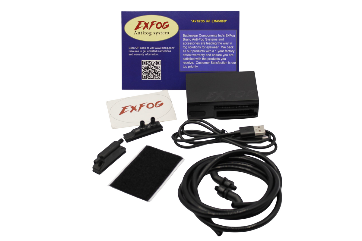 ExFog XT Essential Anti Fog Kit - Lightweight Unit for Airsoft, Paintball