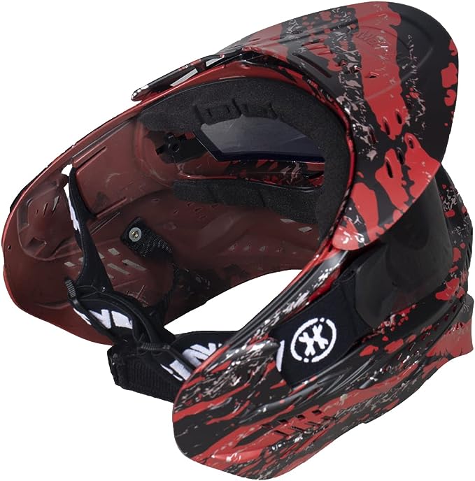 HK Army HSTL Paintball Mask Goggle - Fracture Black/Red