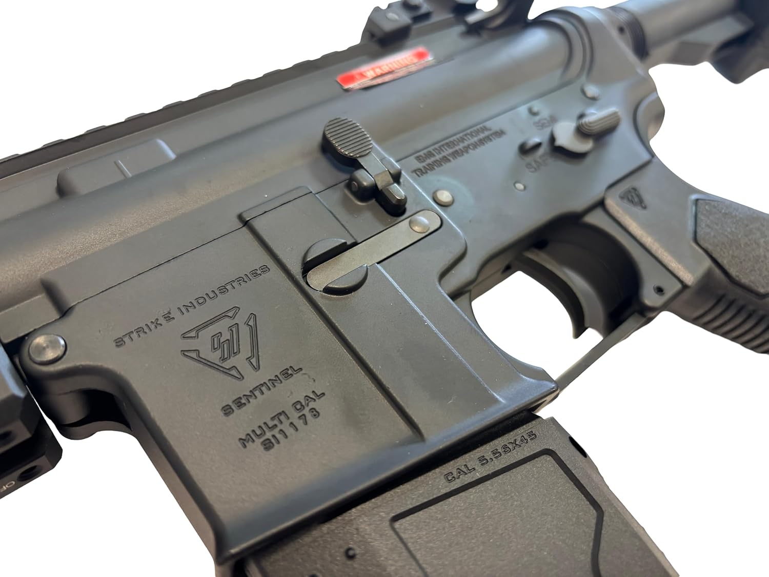 Sentinel AR-15 Airsoft AEG Rifle w/GRIDLOK® LITE Handguard (Color: Black / 15" Rail/Gun Only)