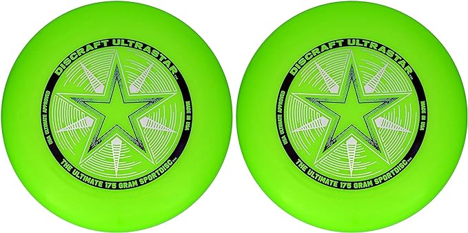 Discraft 175 Gram Ultra Star Sport Disc - 2 Pack