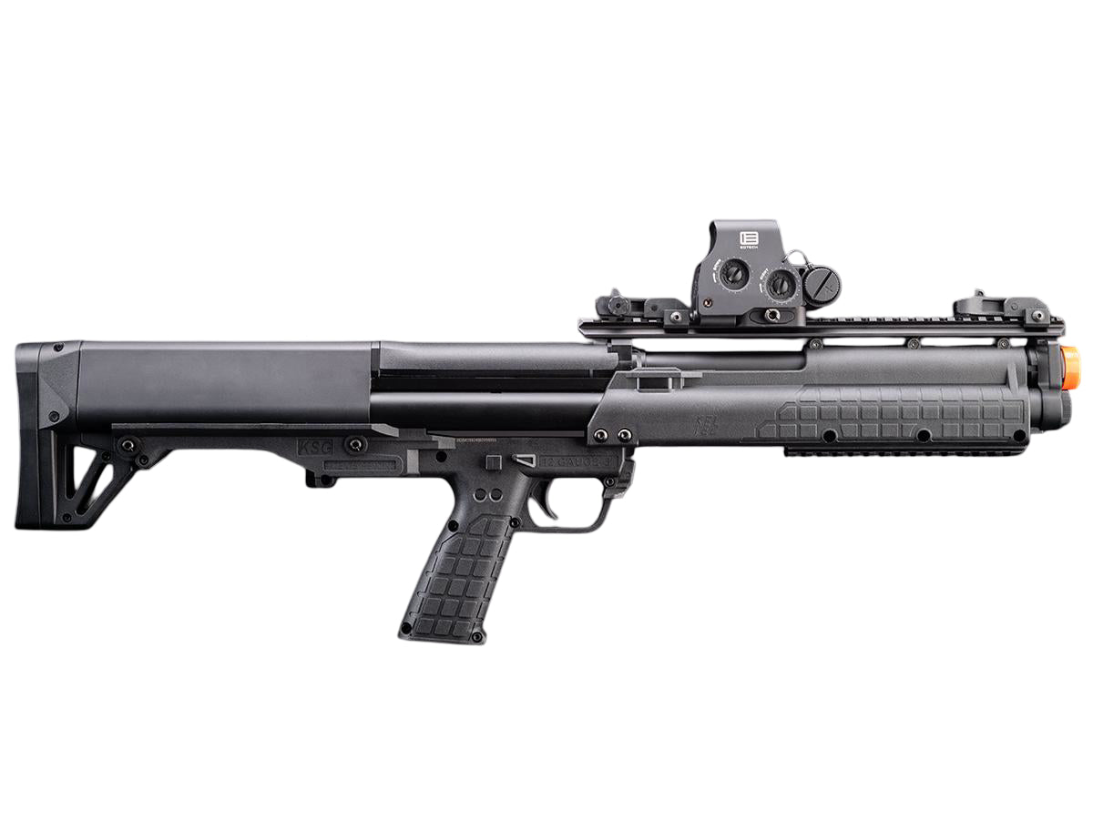 EMG x KelTec Licensed KSG Gas Power Multi-Shot Airsoft Shotgun (Color: Black)