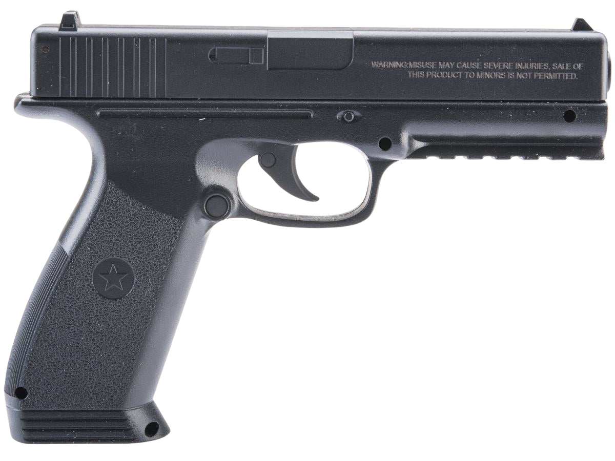 Matrix Predator Target 4.5mm CO2 Airgun Air Pistol (Color: Black / Gun Only)