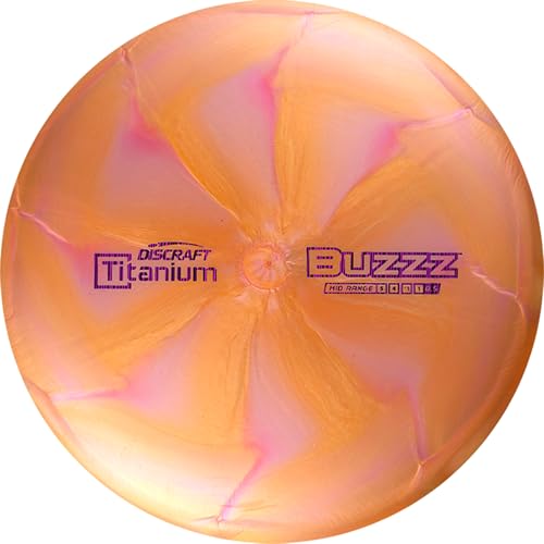 Discraft Swirl TI Buzzz 173-174 Gram Mid-Range Disc Golf Disc