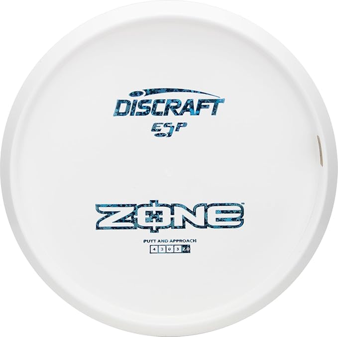 Discraft All White, Understamped ESP Zone 173-174 Gram Putt and Appraoch Golf Disc