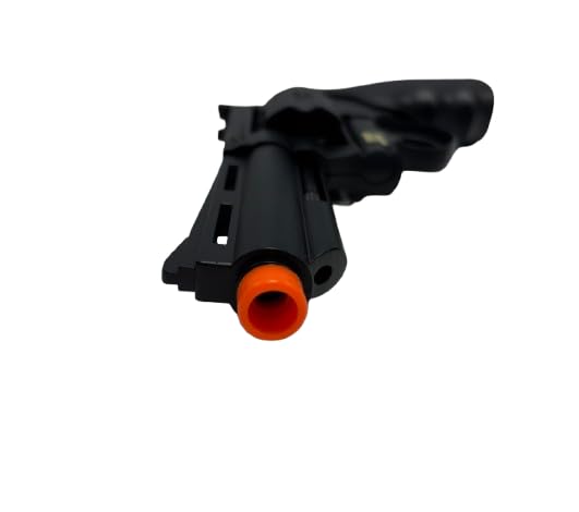 Valken Infinity 357 Airsoft Revolver Pistol w/ 6 Cartridges - Green Gas Gun in Black