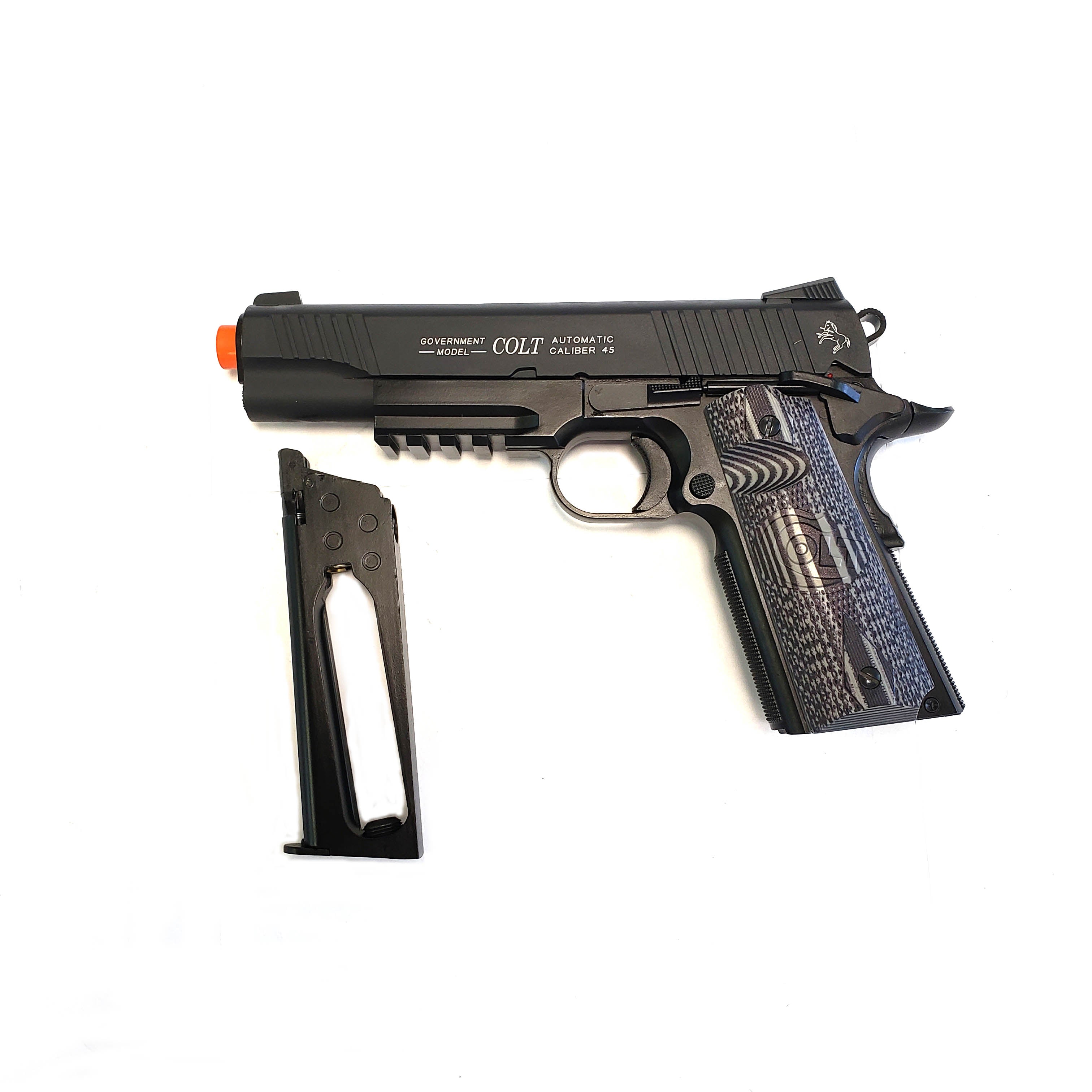 Cybergun Colt 1911 "Combat Unit" CO2 Powered Airsoft Pistol Gas Blowback - Black