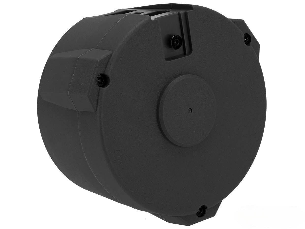 Evike Airsoft - Angel Custom Thunderstorm 1500rd Airsoft Drum Magazines - Black