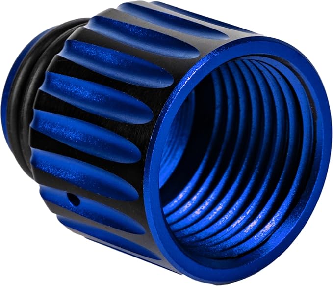 HK Army Elite Thread Protector Fill Nipple Cover for Air Tanks (Nova, Blue)