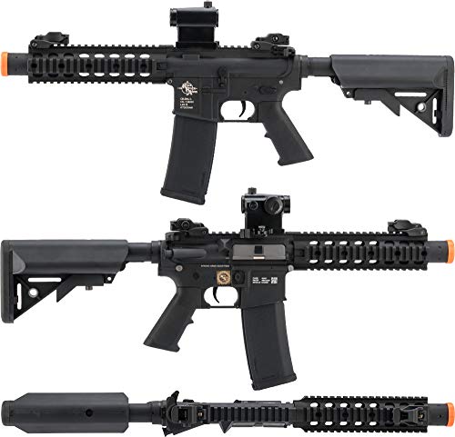 Evike Airsoft - Specna Arms CORE Series M4 AEG (M4 SBR Suppressed Black)