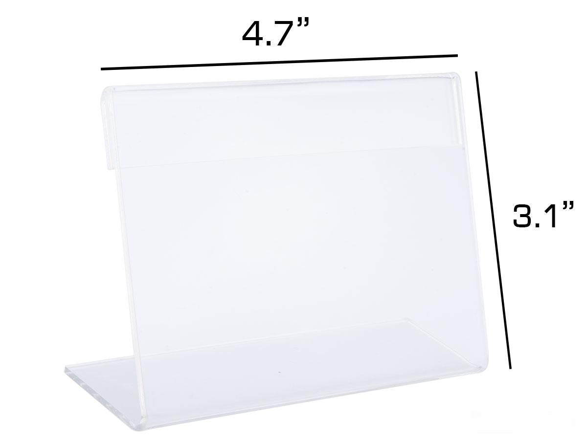Brinyte Acrylic Display Sign Holder (Size: 4.7" x 3.1")