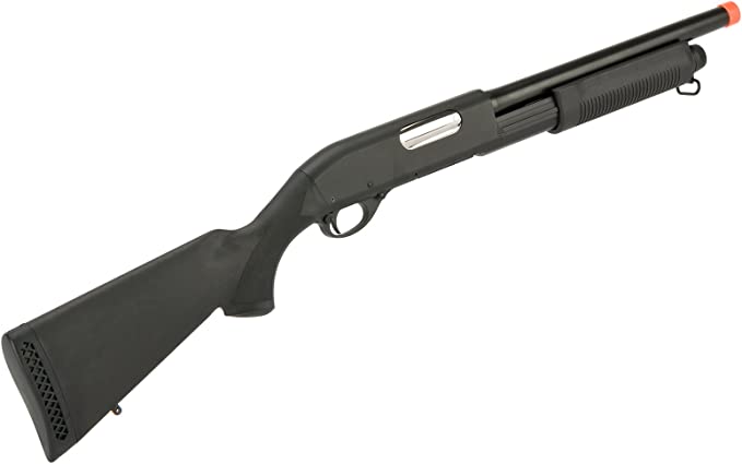 Evike CYMA M870 3-Round Burst Multi-Shot Airsoft Shotgun (Full Stock CQB Metal)