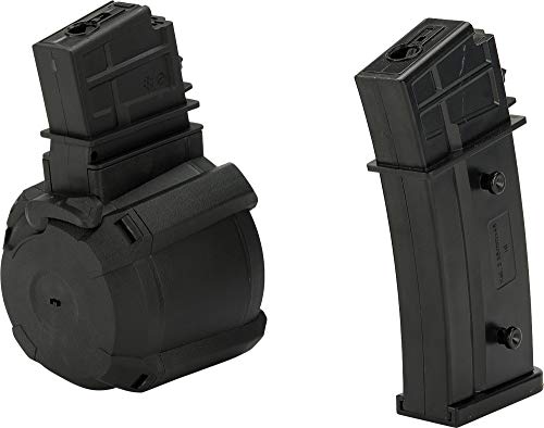 Evike Airsoft - Matrix 1500 Round G36 Sound Control Electric Drum Magazine