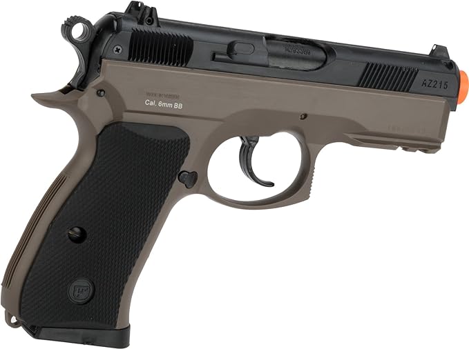 Evike Airsoft Ceska Zbrojovka Full Size Spring Powered Pistol Flat Dark Earth