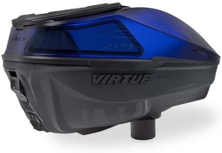 VIRTUE Spire V Loader Dust Crystal (Blue Black) Paintball Hopper – 230 Rounds