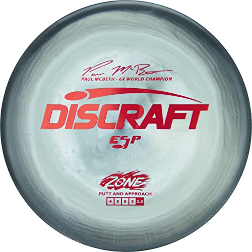 Discraft ESP Zone Paul McBeth 6X Signature Series 167-169 Gram Golf Disc