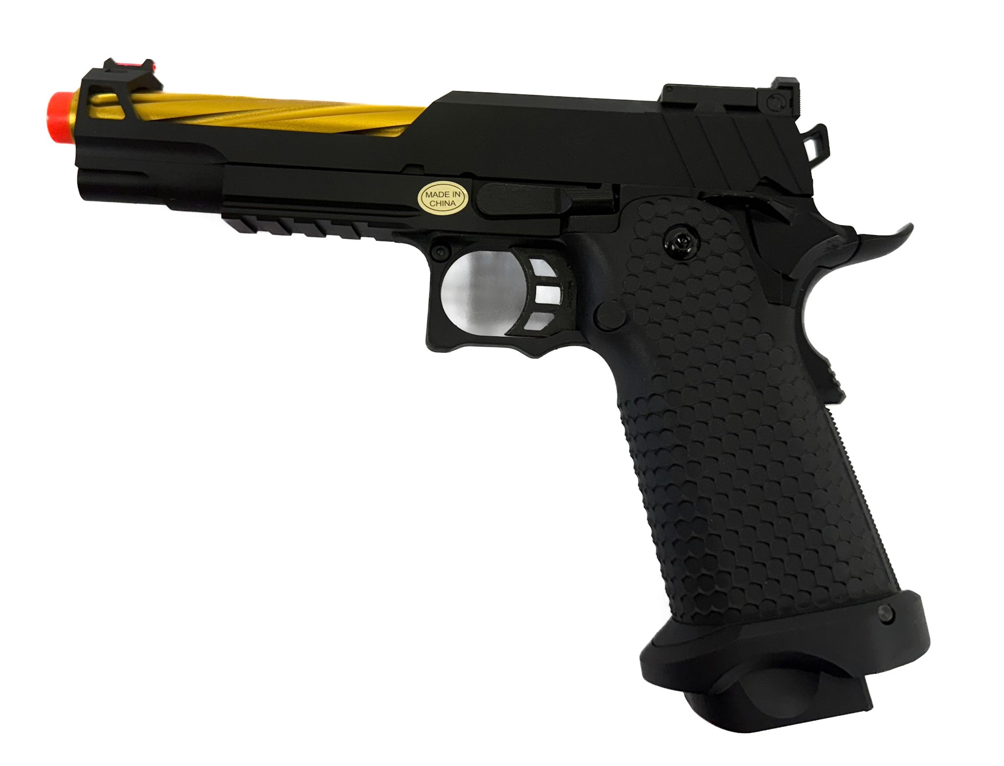 MatrixGoldenEagle FullMetalOTS.45Tact Hi-CAPA GasBB AirsoftPistol w/Case(Mod-12)