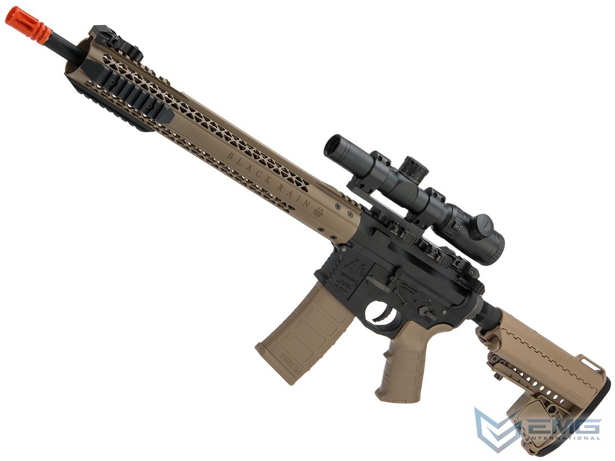 Evike EMG Black Rain Ordnance BRO SPEC15 Lic Armalite-Style Airsoft AEG Rifle (DE/CQB )