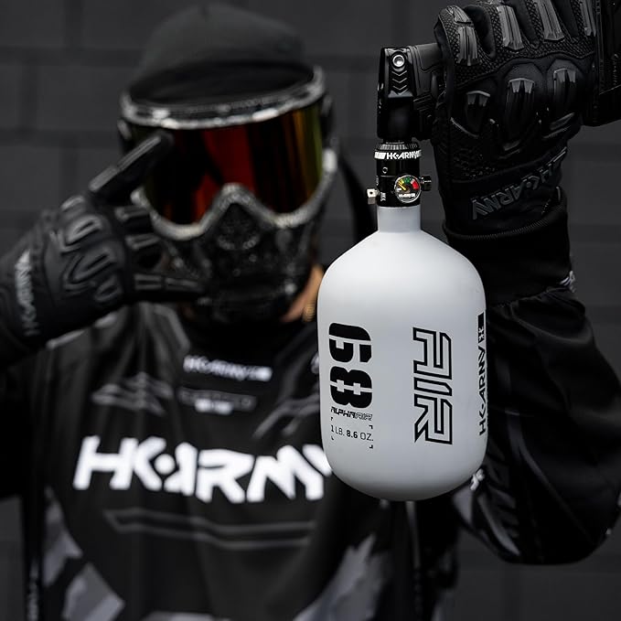 HK Army Alpha Air Carbon Fiber Compressed Air Tank - 68ci/4500 psi Graphite