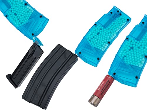EvikeAirsoft-6mmProShop 500 Rd Airsoft Large Universal 6mm Speed BB Loader(Smoke)