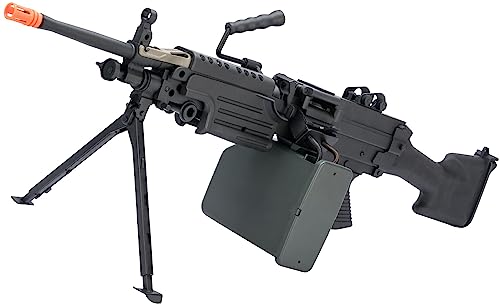 Airsoft Cybergun FN Licensed Middleweight M249 SAW Machine Gun (MK II/Black)