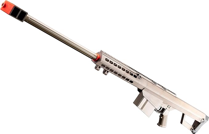 Evike Airsoft-Matrix Barrett Lic. M82A1 Cycling Action Airsoft Sniper Rifle DE