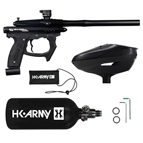 HK Army SABR Paintball Gun HPA Marker Starter Package (Black) Used