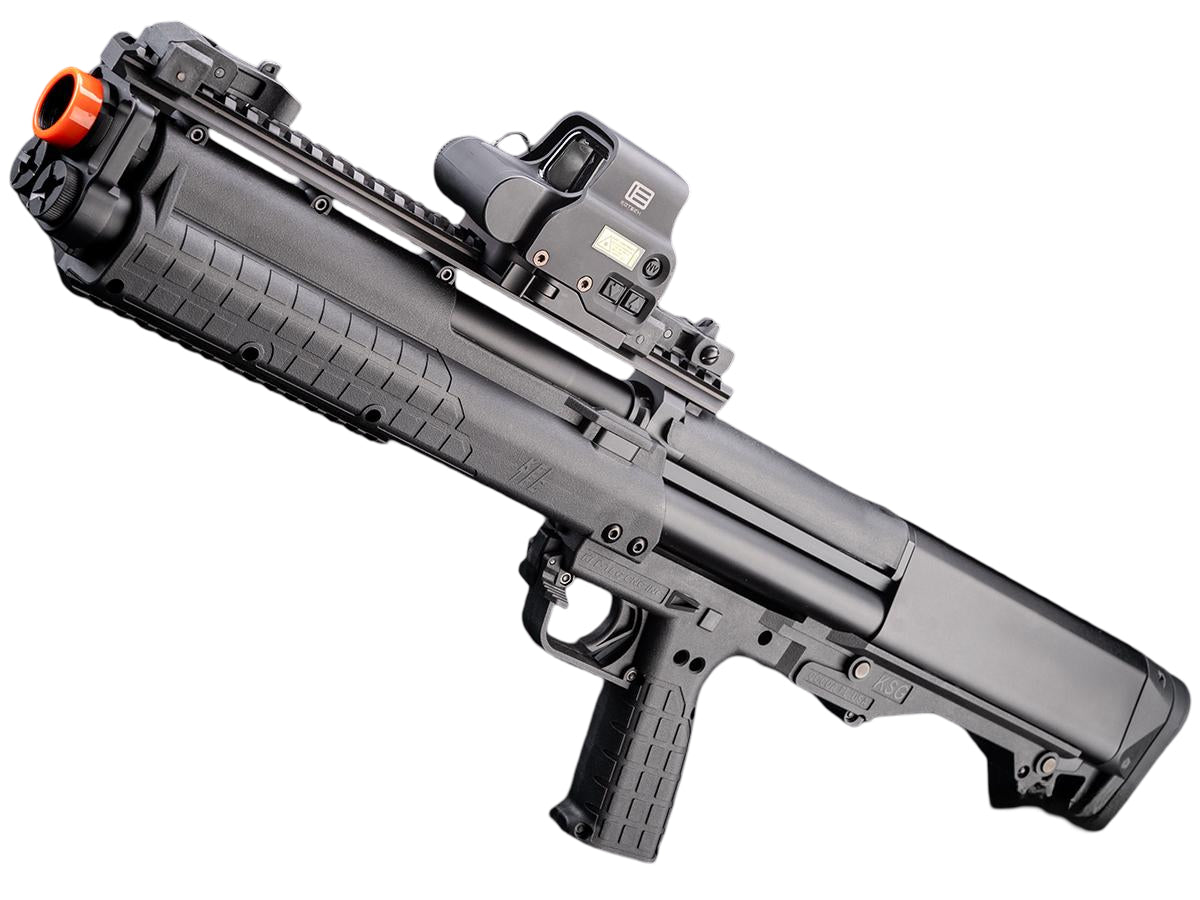 EMG x KelTec Licensed KSG Gas Power Multi-Shot Airsoft Shotgun (Color: Black)