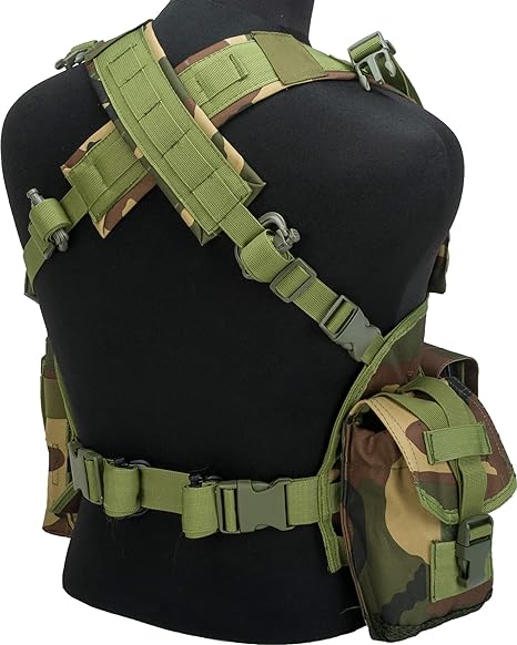 Evike Matrix Special Operations RRV Style Airsoft Chest Rig (Woodland) - V2