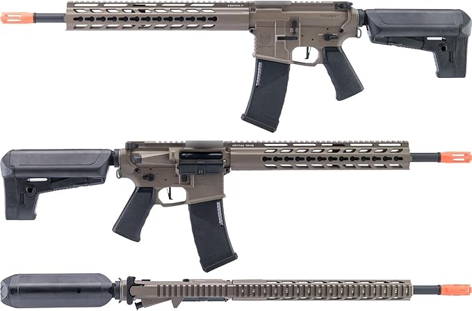 Krytac Full Metal Trident MKII PDW Airsoft AEG Rifle (Color: Flat Dark Earth)