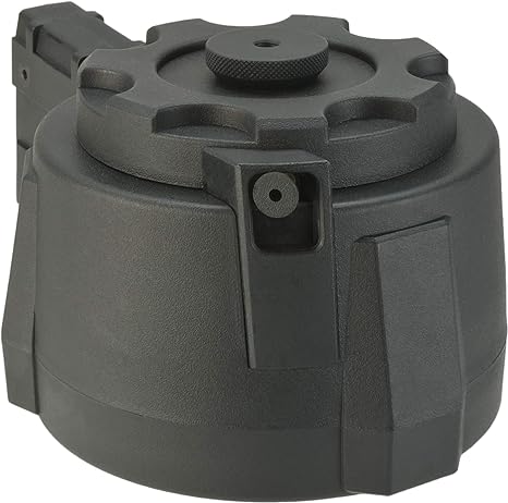 Evike Angel Custom Firestorm 1500rd Airsoft AEG Drum Flashmag (Black / M4)