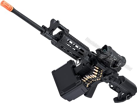 Evike Matrix Golden Eagle M4 LMG Airsoft AEG Light Machine Gun (18.75" / Black)