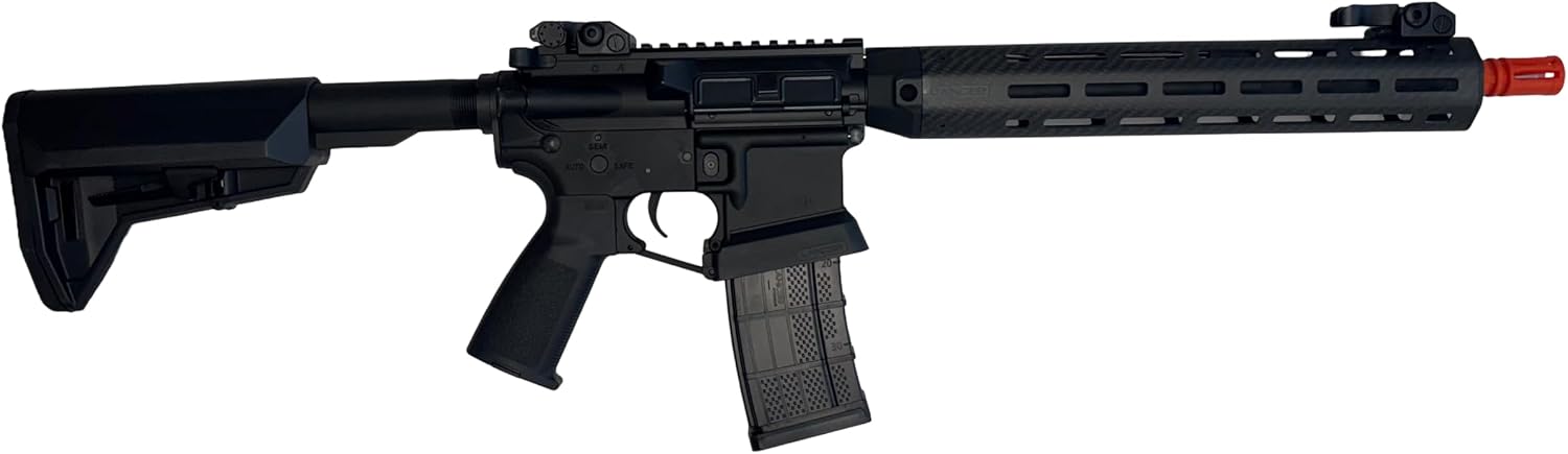EMG Lancer Systems Licensed L15 Defense Airsoft AEG Rifle - Carbon Fiber 12"