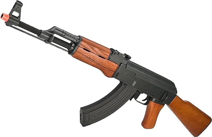CYMA Full Size AK 47 Full Auto AEG Airsoft Rifle Metal Real Wood Blowback