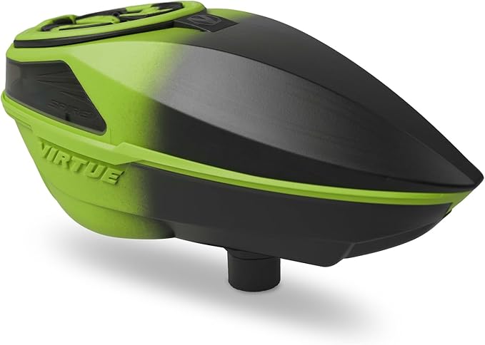 VIRTUE Spire V Loader Paintball Hopper 230 Round Capacity - CrownSF (Acid Black)