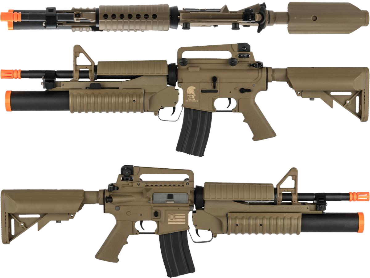 Matrix Sportsline M4 AEG w/ G3 Micro-Switch and M203 Launcher