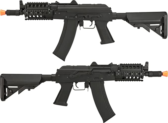 Evike CYMA Standard AKS-74UN RAS w/ Crane Stock Airsoft AEG Rifle (Gun Only)