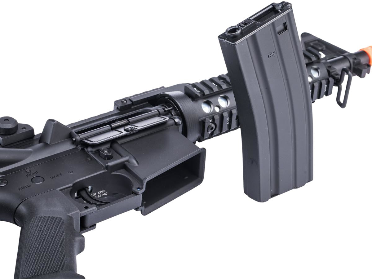 Cybergun Colt Lic M4 AEG Airsoft Rifle w/ E-Shooter MOSFET by E&C (M4A1 CQB/BLK)