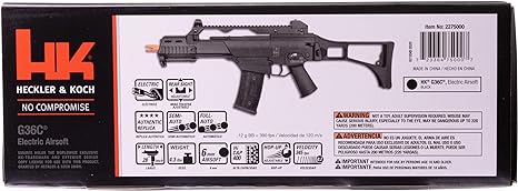Elite Force HK Heckler & Koch G36 C AEG Automatic Airsoft (COMPETITION - BLACK)