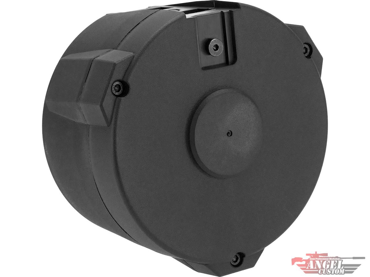 Angel Custom 1500 Round Firestorm Airsoft AEG Drum Flashmag (Body Only / Black )