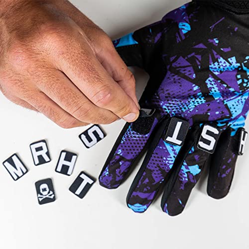 HK Army Freeline Knucklez Custom Paintball Gloves-Poison-Sm Used