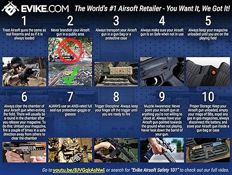 Evike Matrix Golden Eagle M4 LMG Airsoft AEG Light Machine Gun (18.75" / Black)