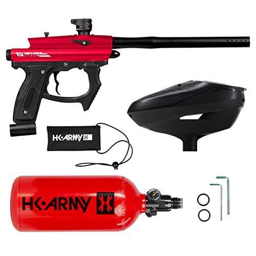 HK Army SABR Paintball Gun HPA Marker Starter Package (Red)
