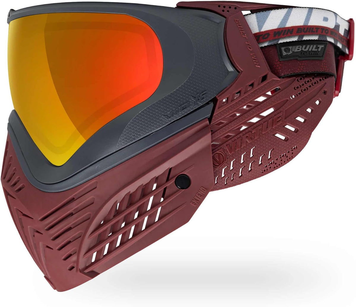 Virtue VIO X6 Thermal Paintball Goggles/Masks (Red Fire)
