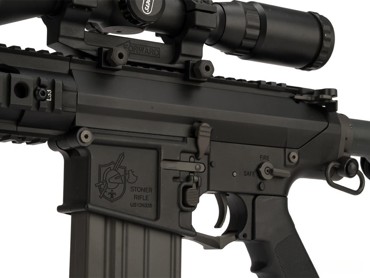 ARES Knight's Armament Licensed SR25-M110K Airsoft AEG DMR (Color: Black)