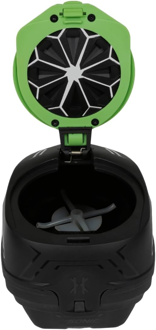 HK Army Sonic Plus Paintball Loader and Speed Feed 16+ BPS Hopper (Black/Neon Green)