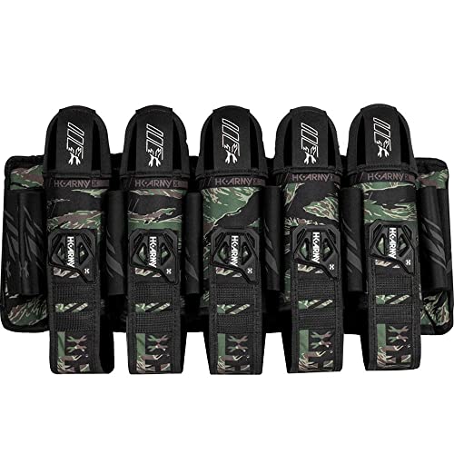 HK Army 5+4 Eject Paintball Harness Pod Pack - Tigerstripe
