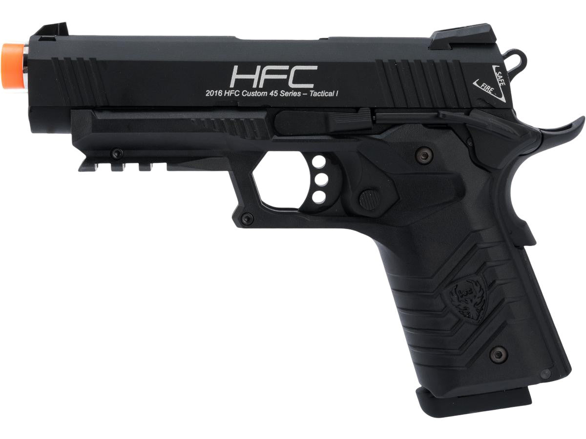 HFC Tactical 45 1911 Gas Blowback Airsoft Pistol (Color: Black)