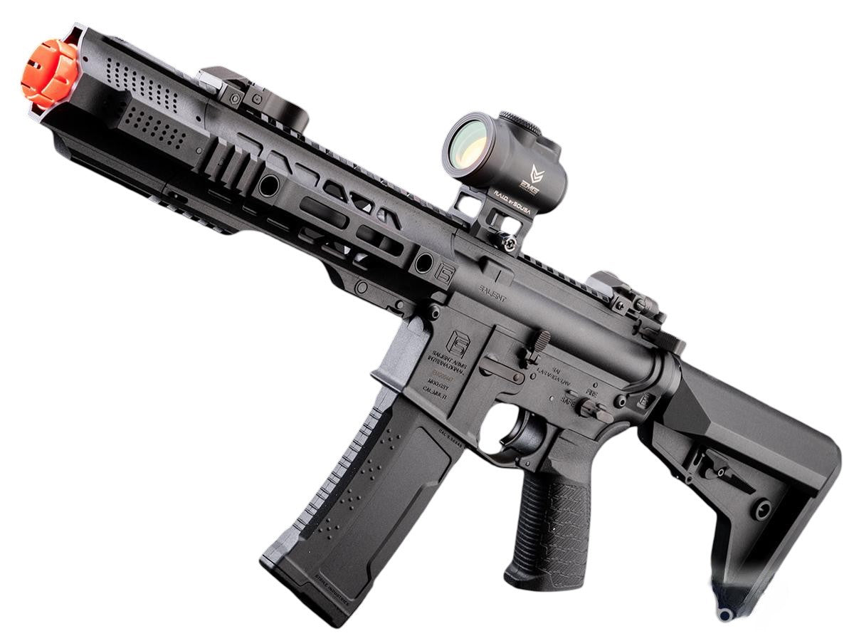 6mmProShop SAI Licensed GRY AR-15 Airsoft AEG Rifle (Black / 6.5" / Gun Only)