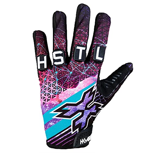 HK Army Freeline Knucklez Custom Paintball Gloves-Galaxy-Md