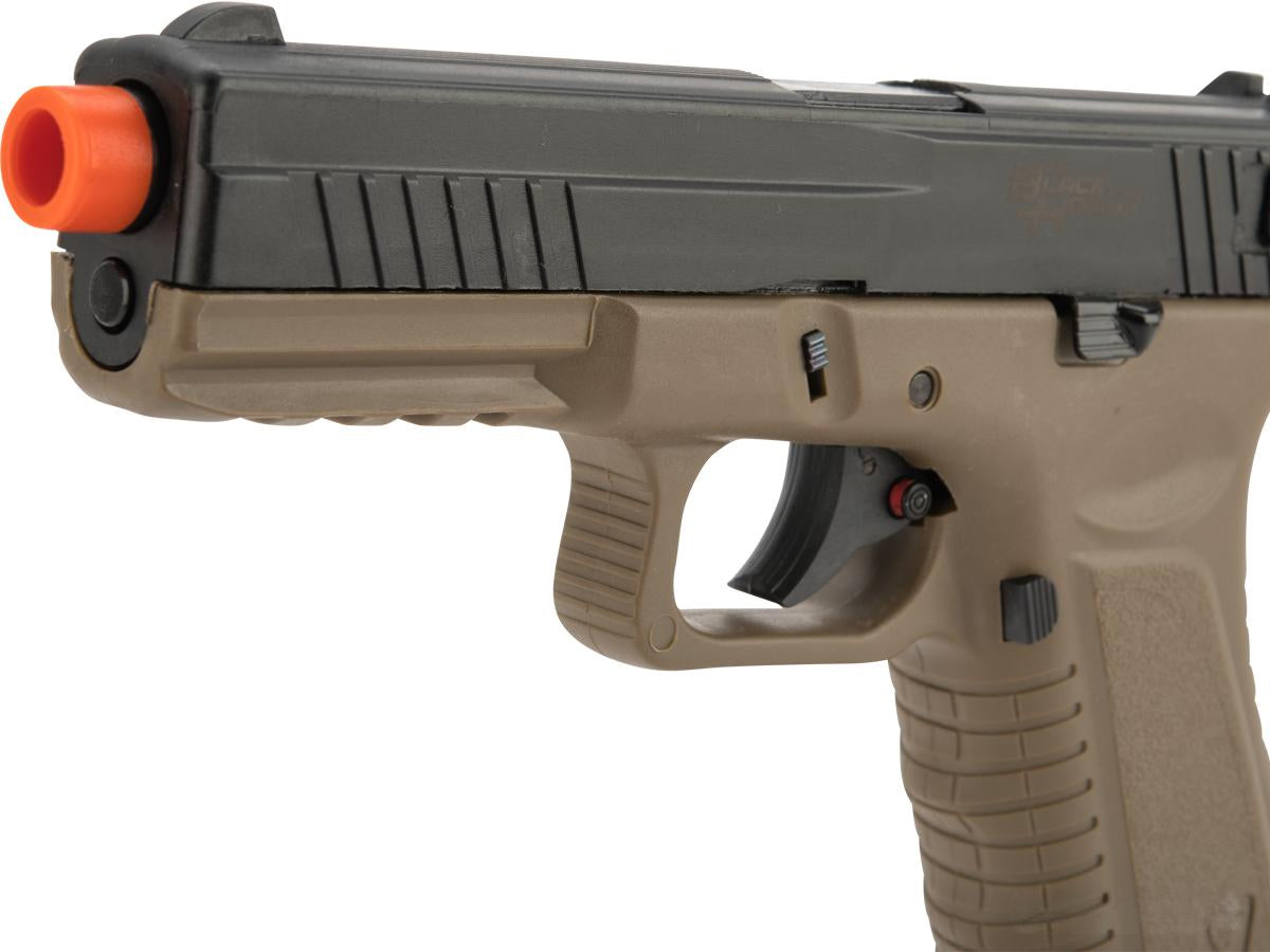 APS XTP Black Hornet Full Auto Co2 Powered Airsoft Pistol with Polymer Slide
